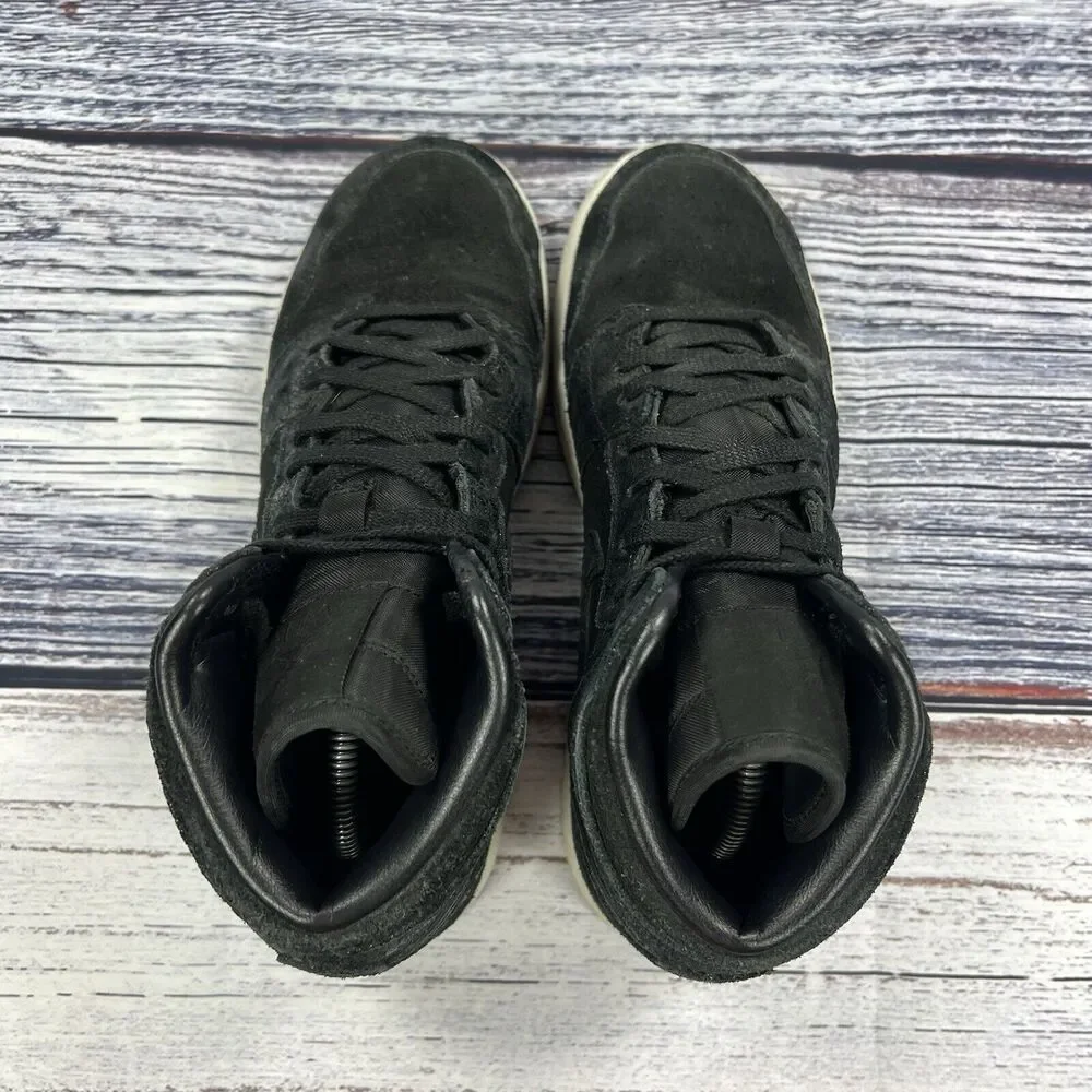 Nike Air Jordan 1 Retro High OG Heiress Black Suede Sneakers, Youth Size 5.5